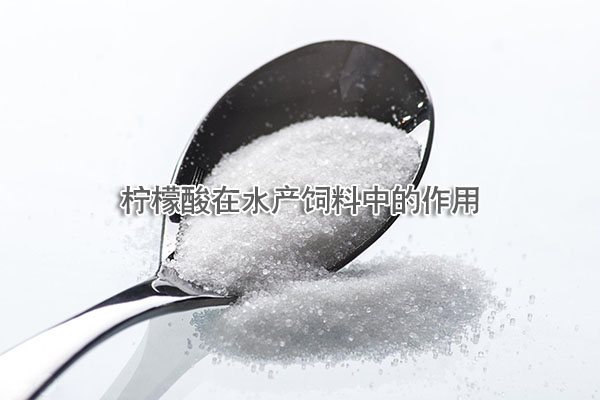 檸檬酸在水產飼料中的作用